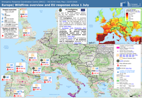 spain: europe| wildfires overview and eu response since 1 july dg echo daily map | 22/07/2026