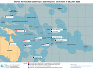 world: alertes de maladies épidémiques et émergentes en océanie le 14 juillet 2026