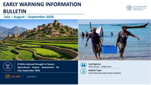 yemen agrometeorological early warning information bulletin, july september 2026 (en ar)