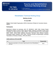 ukraine: rehabilitation technical working group (rtwg) meeting minutes, july 03, 2026 [en/uk]