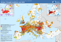 world: europe | drought conditions july 2026 dg echo daily map | 30/07/2026