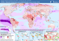 World: El Niño | Seasonal temperature and rainfall forecast (August-October 2026) - DG ECHO Daily Map | 23/07/2026 world: el niño | seasonal temperature and rainfall forecast (august october 2026) dg echo daily map | 23/07/2026