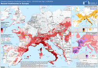 world: recent heatwaves in europe dg echo daily map | 13/08/2026
