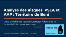 dr congo: analyse interagences des risques communautaires eas et aap dans le territoire de beni, nord kivu juillet 2026