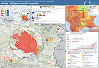 serbia | wildfires and eu response dg echo daily map | 24/08/2026