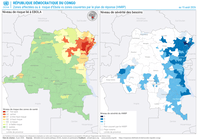 dr congo: république démocratique du congo zones affectées ou à risque d’ebola vs zones couvertes par le plan de réponse (hnrp) au 15 août 2026