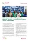 dr congo: ebola response shows progress, but outbreak remains a continental emergency, african scientists say