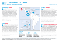el salvador: latinoamérica y el caribe resumen de situación semanal al 18 de septiembre 2026