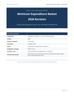 syria: minimum expenditure basket 2026 revision